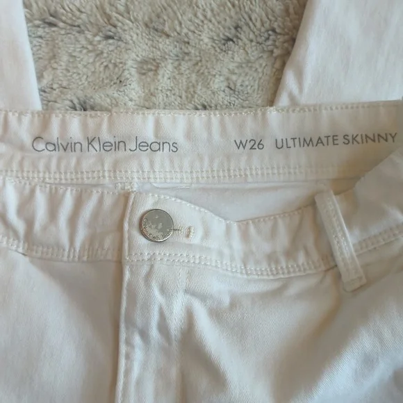 Calvin Klein Ultimate White Skinny Pants - Picture 3 of 5